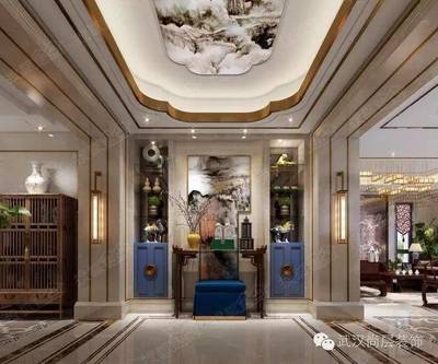 武汉别墅装修丨中国院子仁海墅-新中式作品