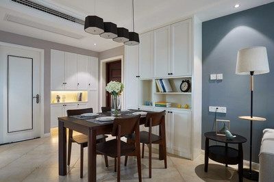 武汉90平米装修效果图,当美式混搭北欧,这搭配真心好看!