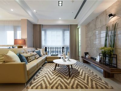 武汉61-90平米客厅装修样板间_武汉61-90平米客厅装修案例-房天下装修家居网