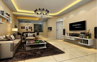 6.2万半包120平简约大户型 都市经典三居室装修