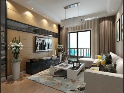 武汉61-90平米中式风格客厅装修样板间_武汉61-90平米中式风格客厅装修案例-房天下装修家居网