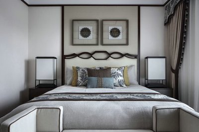 九龙仓月玺184平中式风格,九龙仓月玺中式风格184.62平米四居室装修设计图片_样板间_实景图-搜房网装修设计网