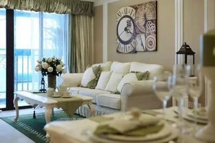 武汉装修112㎡小三房简欧装修风格案例分享