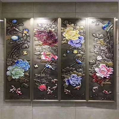 武汉3D立体浮雕壁画 维妙维肖