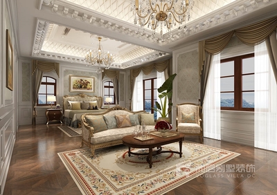 武汉别墅装修--卡尔顿庄园法式风格