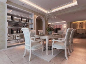 天津润枫领尚法式浪漫二居室装修效果图 87平米7万装修设计案例